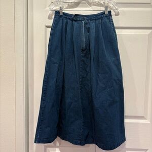 Vintage Jara Denim Midi Length Skirt - Size 6